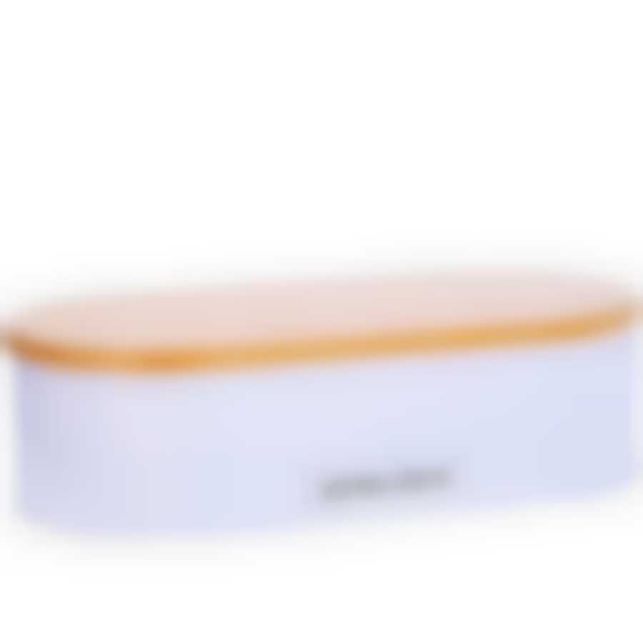 Хлебница 44х21х12,3см.сталь/бамбук МВ (х4)