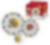 Набор посуды из 3-х предметов "Том и Джерри" (тарелка 19 см, миска 15,2 см, кружка 240 мл)