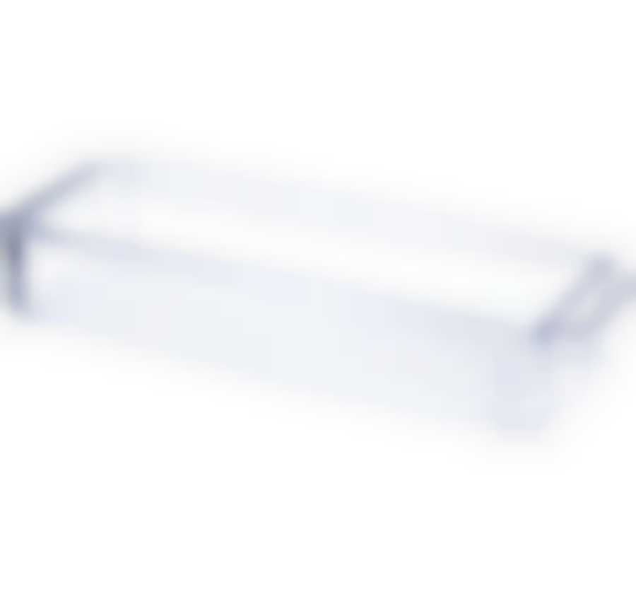 Органайзер для холодильника 10х30х5см с крышкой прозрачный