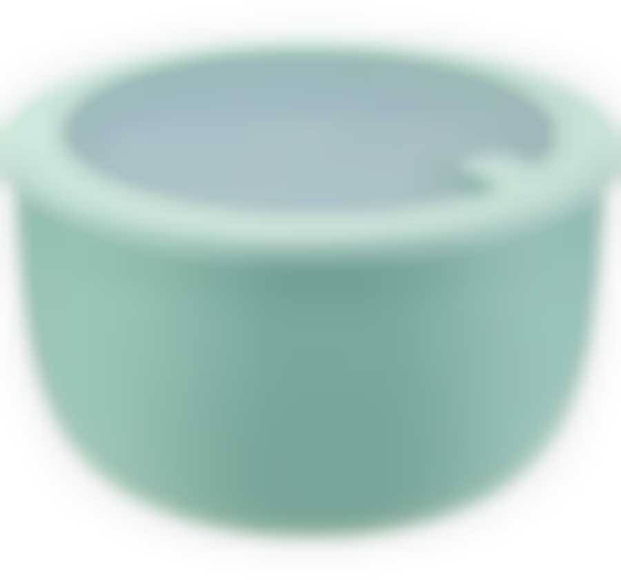 Миска герметичная НЕО 3.6 л с клапаном для СВЧ Фисташковый