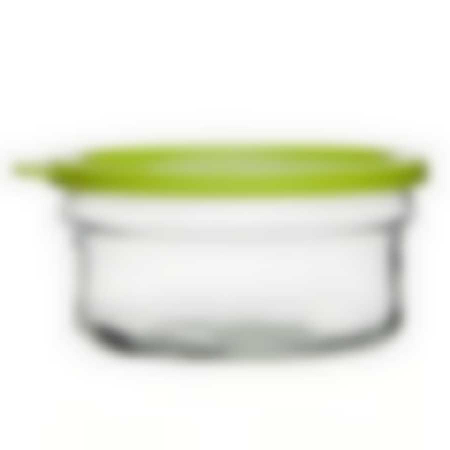 Контейнер 415 мл с пластиковой крышкой (цвет крышки в ассортименте)