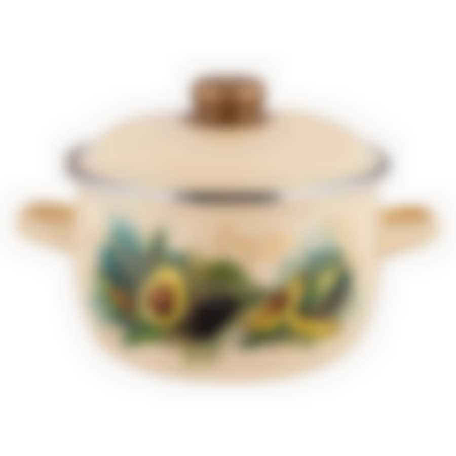 Кастрюля эмал сфер Avocado 3,0л TM Appetite (1MC181P)