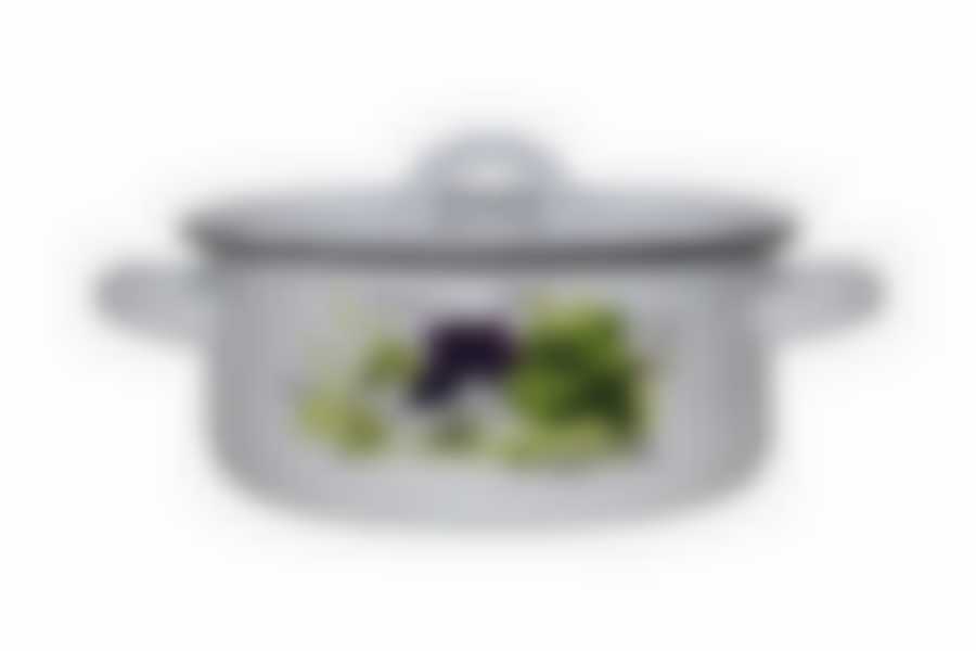 Кастрюля эмал 1,5л Базилик