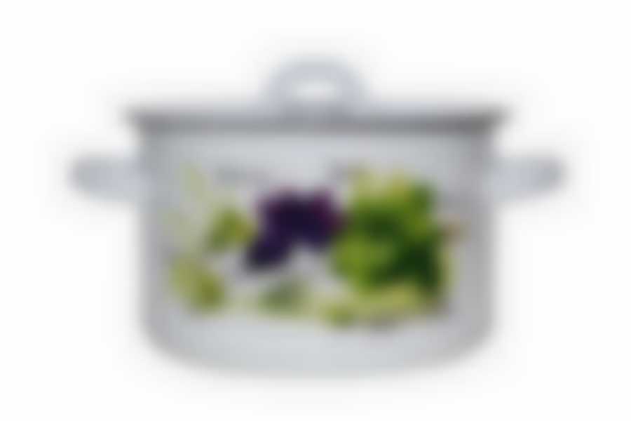 Кастрюля эмал 3,0л Базилик