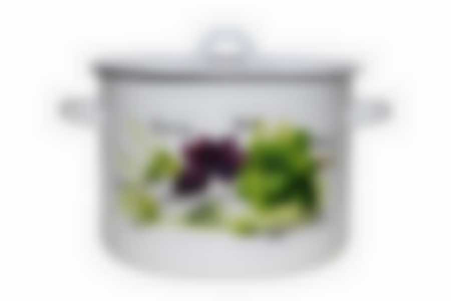 Кастрюля эмал 4,5л Базилик