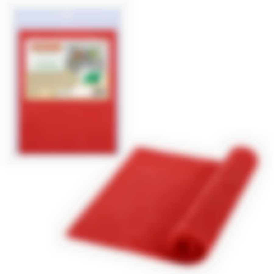 Коврик антибакт. в холодильник (красный) 50*33см