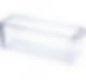 Органайзер для холодильника 10х30х10см с крышкой прозрачный