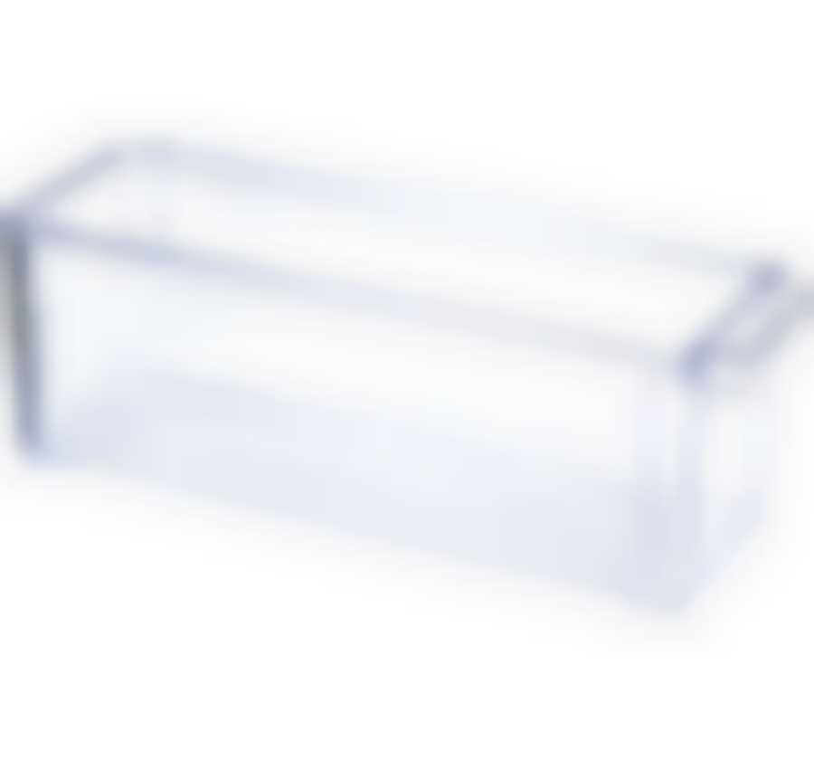 Органайзер для холодильника 10х30х10см с крышкой прозрачный