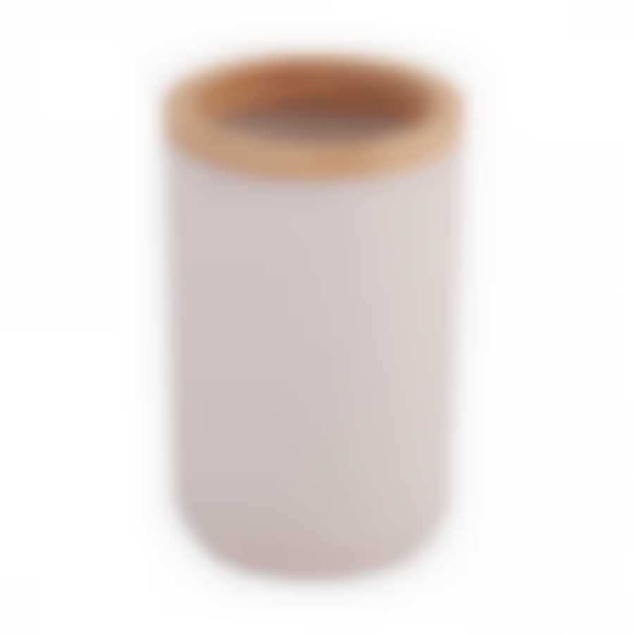 Стакан для зубных щеток "Бамбук" (бежевый)