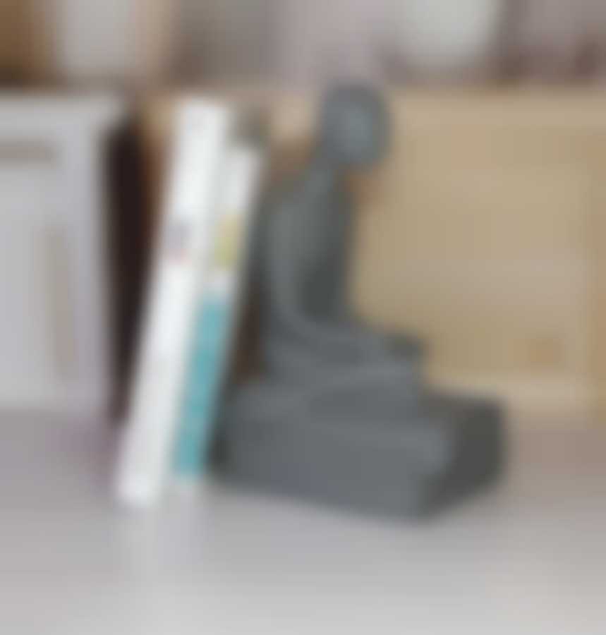 Декор для дома "Книголюб" VipSet 20см цв. грэй металлик