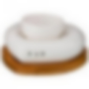 Набор для завтрака 2пр.: подставка для яйца + солонка на подставке 10*9,5 см высота=4,5 см (кор=54на