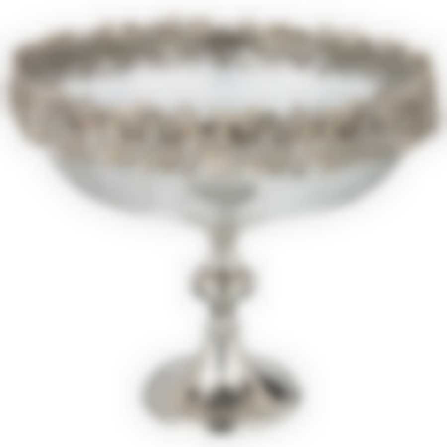 Фруктовница на ножке. диаметр=30 см. высота=27 см