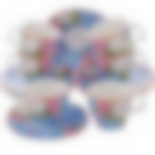 Кофейный набор на 6 персон Loraine «Розы», 12 предметов