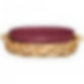 БЛЮДО ДЛЯ ЗАПЕКАНИЯ В ПЛЕТЕНОЙ КОРЗИНЕ BRONCO "FUSION" 26*17*6,5 СМ 800 МЛ БРУСНИЧНОЕ  (КОР=12ШТ.)