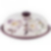 БЛЮДО ДЛЯ БЛИНОВ "ПУРПУР" 23*23 СМ. ВЫСОТА=10 СМ. (КОР=12ШТ.)