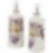 НАБОР ДЛЯ МАСЛА/УКСУСА "ПУРПУР" 2ПР. 6,5*6,5 СМ. ВЫСОТА=14,5 СМ. / 300 МЛ. (КОР=16НАБ.)