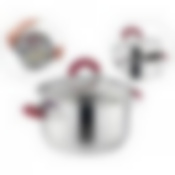 Кастрюля agness Profi home со стеклянной крышкой, 2,0л 18x10.5 см