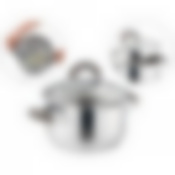 Кастрюля agness Profi home со стеклянной крышкой, 1,5л 16x9.5 см