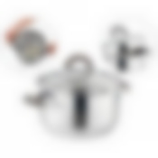 Кастрюля agness Profi home со стеклянной крышкой, 2,0л 18x10.5 см