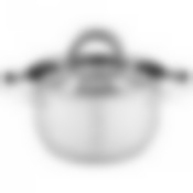 Кастрюля agness Classic со стеклянной крышкой 1,6 л. 16x9,5 см