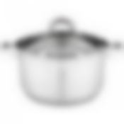 Кастрюля agness Classic со стеклянной крышкой 4,3 л. 22x12,5 см