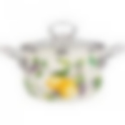 Кастрюля эмалированная agness со стеклянной крышкой серия Секретные ингредиенты 2.0 л, 18*11 см