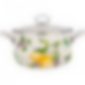 Кастрюля эмалированная agness со стеклянной крышкой серия Секретные ингредиенты 5.0 л, 24*14 см