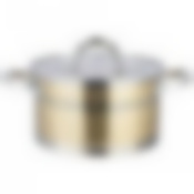 Кастрюля agness со стеклянной крышкой, нерж.сталь, 2,5 л 18х10 см