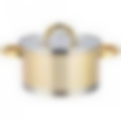 Кастрюля agness со стеклянной крышкой, нерж.сталь, 2,5 л 18х10 см