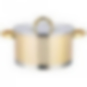 Кастрюля agness со стеклянной крышкой, нерж.сталь, 4,6 л 22х12 см