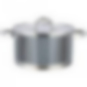 Кастрюля agness со стеклянной крышкой, нерж.сталь, 4,6 л 22х12 см