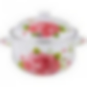 Кастрюля agness эмалированная с эмал.крышкой серия Пленительная роза 3.6 л, 22*13 см