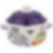 Кастрюля agness эмалированная с эмал.крышкой серия Прованс лимоны 2.8 л, 20*12 см