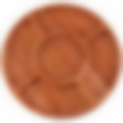 Менажница круглая agness Native 5 секций диаметр= 25 х 2,0 см