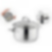 Кастрюля agness Profi home со стеклянной крышкой, 3,0л 20x11.5 см