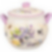 Горшочек для запекания с крышкой agness Лаванда 600мл