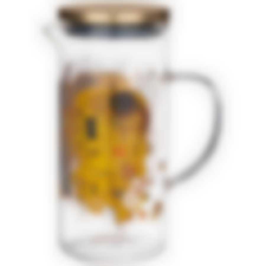 Кувшин agness Поцелуй (г. климт) 1400 мл жаропрочное боросиликатное стекло