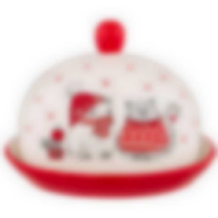 Масленка/сырница коллекция Christmas gift 16x13x11.5 см