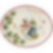 Блюдо овальное Зимняя забава 31,5*25,5 см. высота=3 см. 