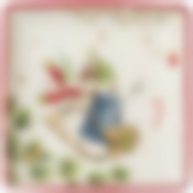 Блюдо Зимняя забава 28*28*4 см. 