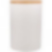 Емкость для сыпучих продуктов с бамбук.крышкой 10*10*14.6 см. / 650 мл. 