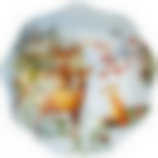 Менажница 3-х секционная 24*2,3 см коллекция Зимняя сказка 