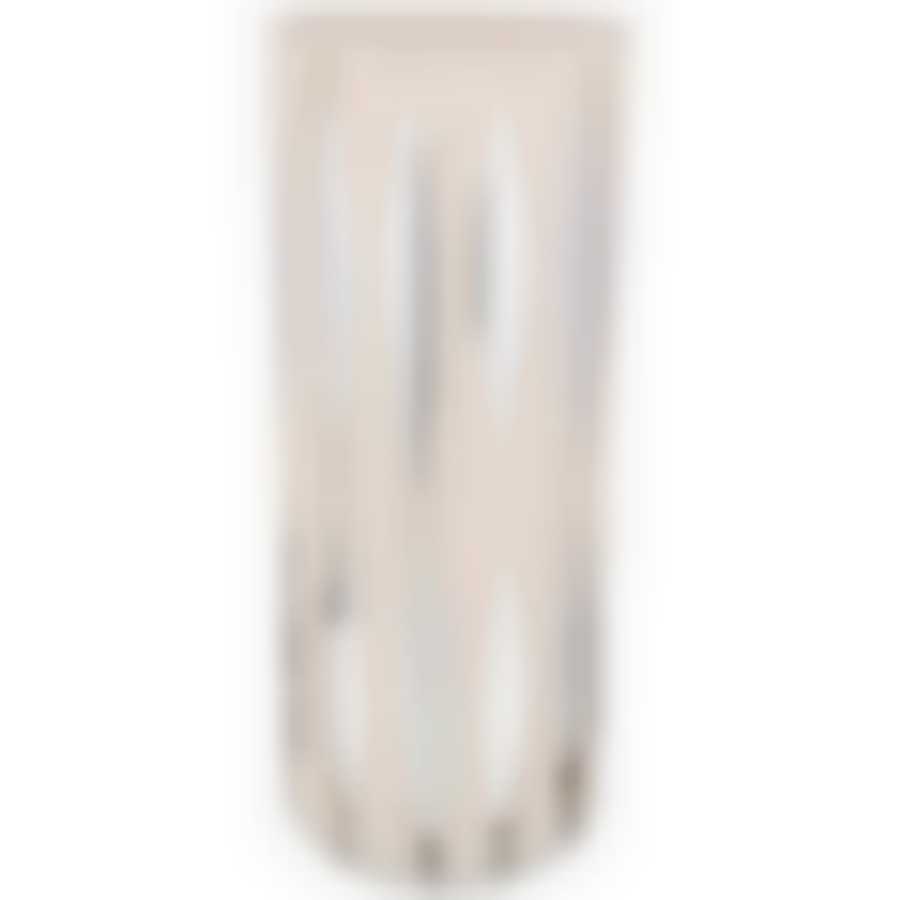 Ваза Cilindro hilary silver/crete высота 30см