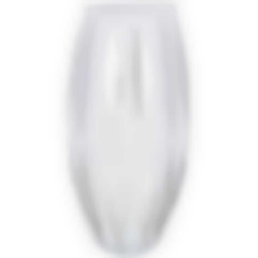 Ваза Amarillys hilary silver/white высота 26см