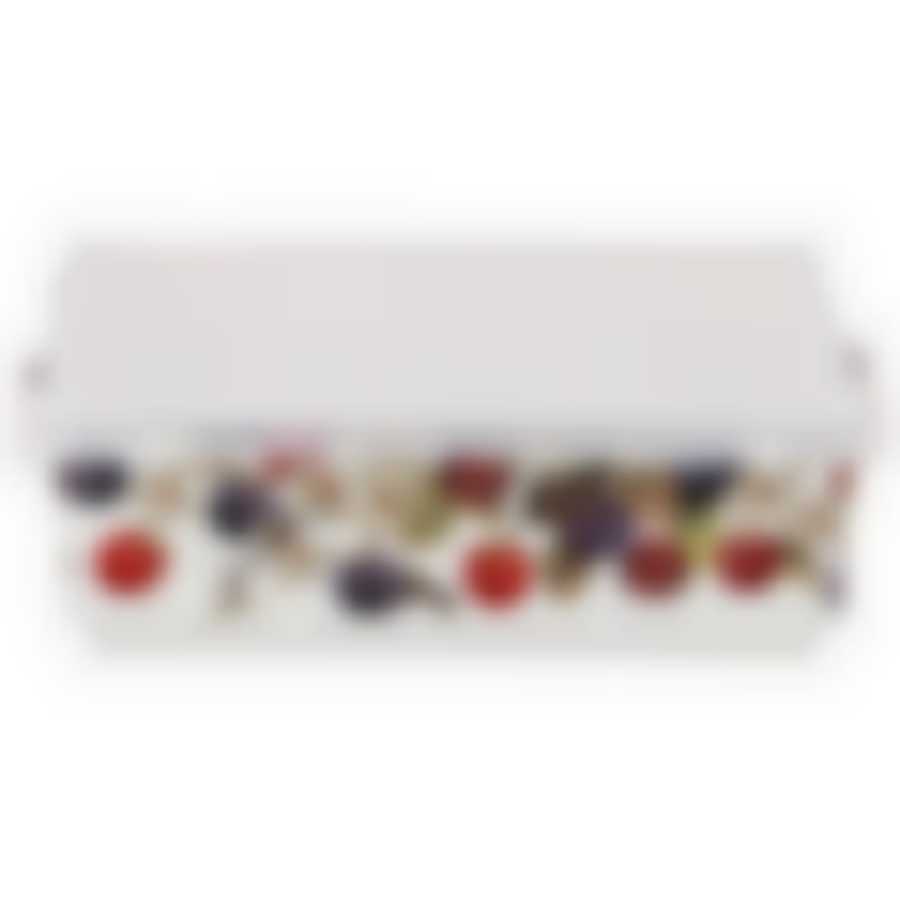 Блюдо квадратное с ручками и крышкой Ежевика 20,5см 