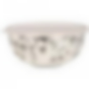 Миска agness эмалированная с пластиковой крышкой, серия яблоневый сад, 20 х 9 см / 1,7л