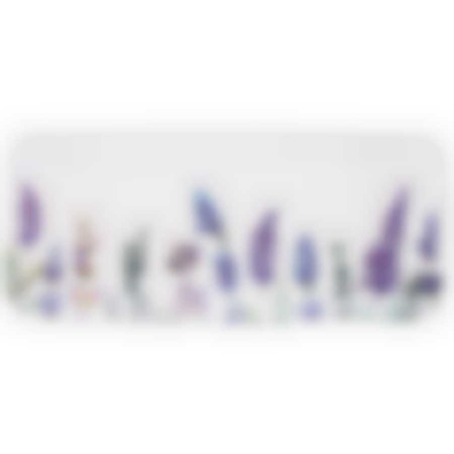 Блюдо прямоугольное bronco Лаванда 36*15,5 см 