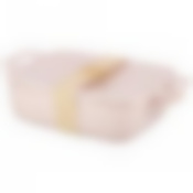 Блюдо для запекания с крышкой bronco Fusion 24*14*6 см 600 мл пудровое 