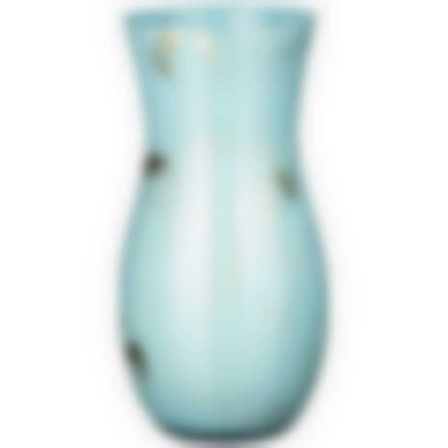 Ваза claudia Golden marble blue высота 26см