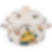 Кастрюля agness эмалированная с эмал.крышкой серия Фрукты 2.8 л, 20*12 см